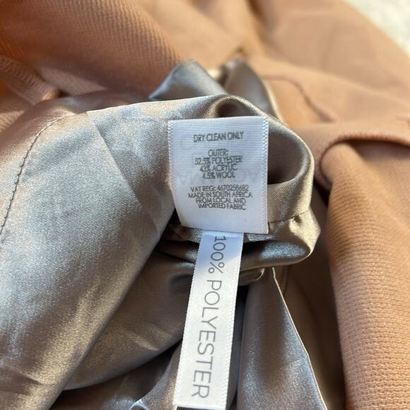 Cynthia Laird Cherry dusty pink coat dress, size 32 or small - Picture 7 of 9